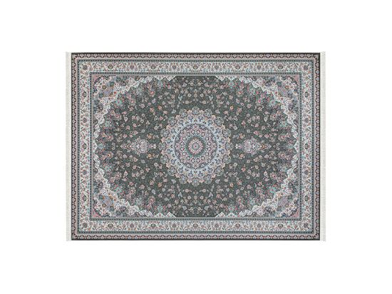 تصویر فرش پاتریس طرح الماس رنگ طوسی 1500 شانه